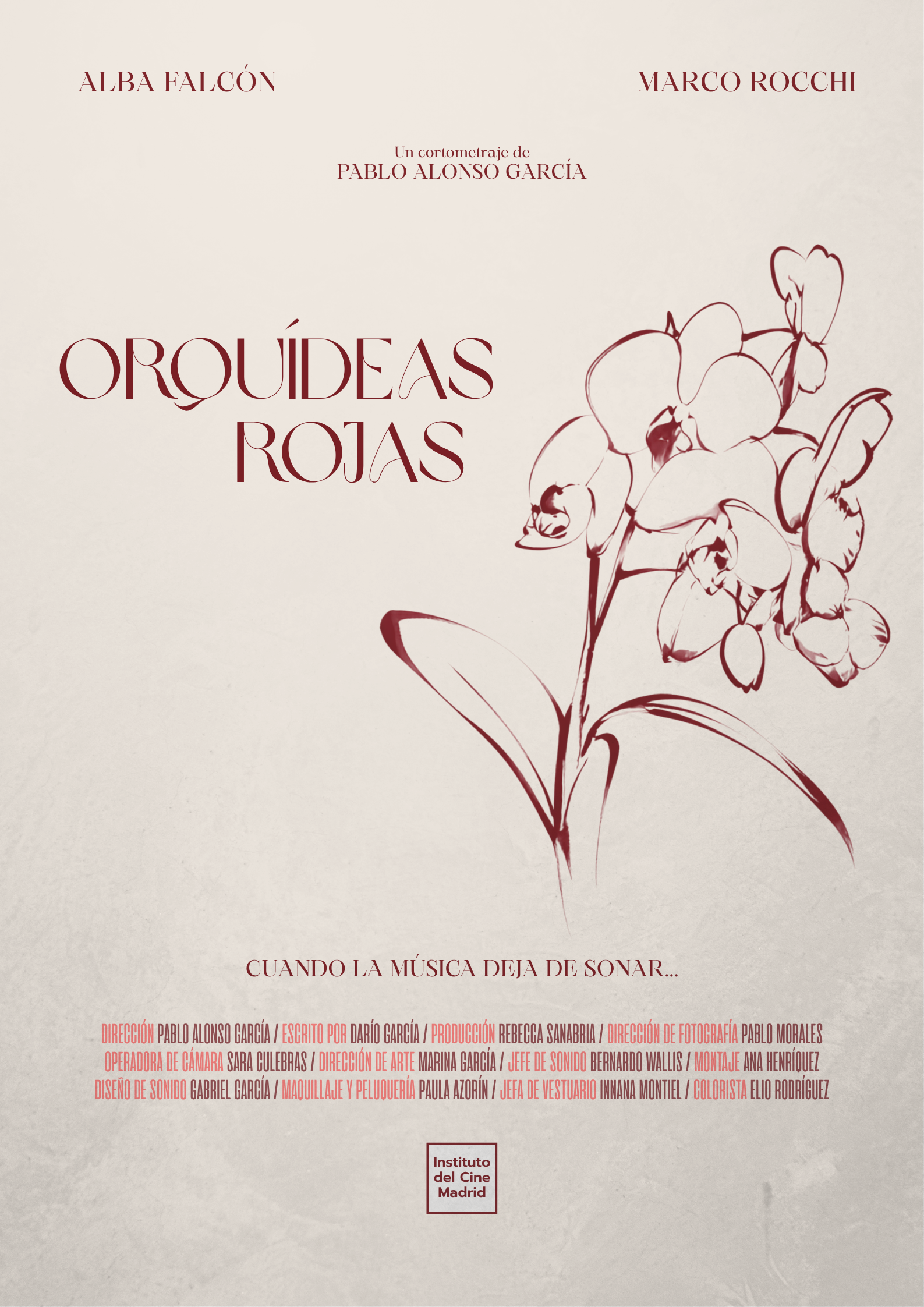 Orquídeas rojas